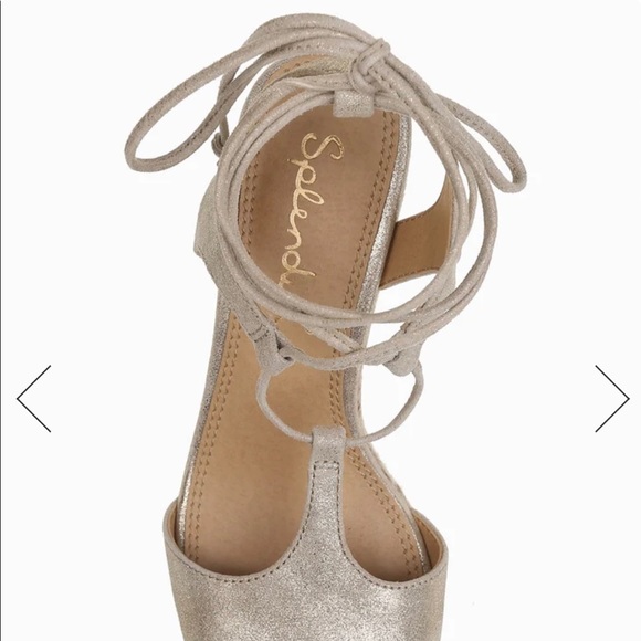 🎁SALE! HOLIDAY WEEKEND ONLY🎁👠🌸NEW CUTE WEDGES by SPLENDID👠 - Picture 3 of 6